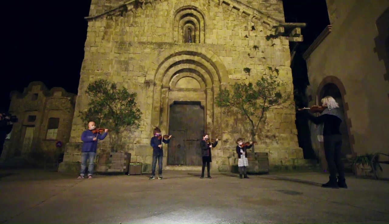 Festa de Sant Andreu de Serinyà. Concert dels alumnes del mètode Suzuki